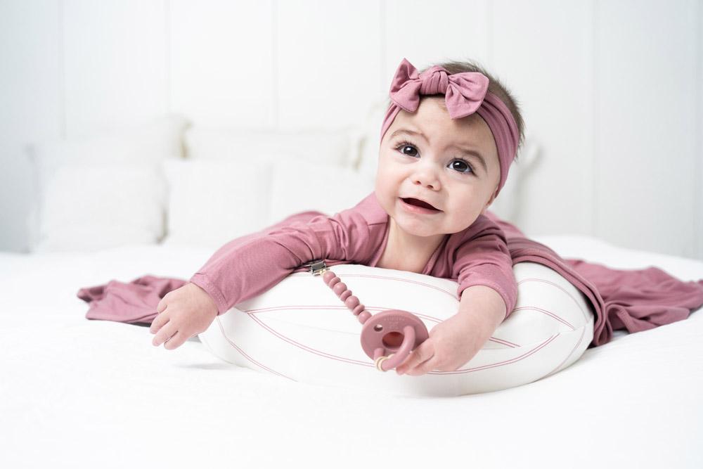 Papillon Bebe Pacifier and Clip